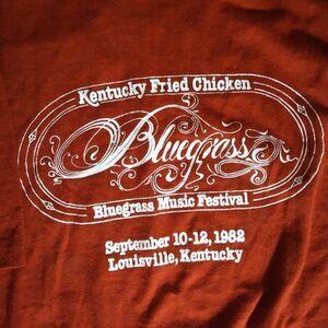 Vintage KFC Bluegrass Music Festival 1982 T-Shirt